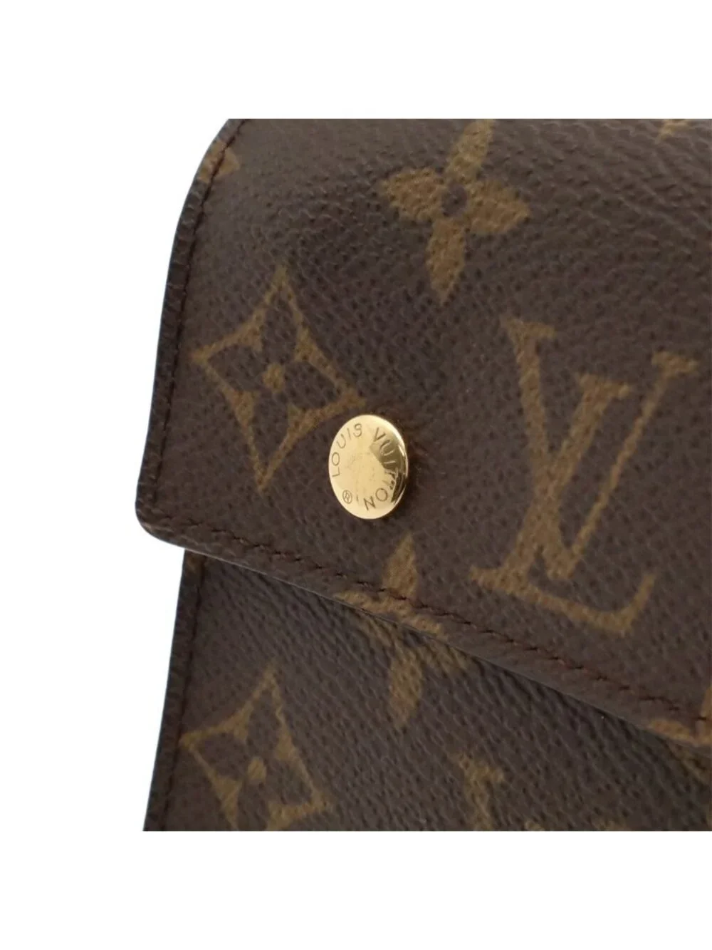 Louis Vuitton Monogram Portefeuille Accordion Wallet Bifold Chain Out of Stock